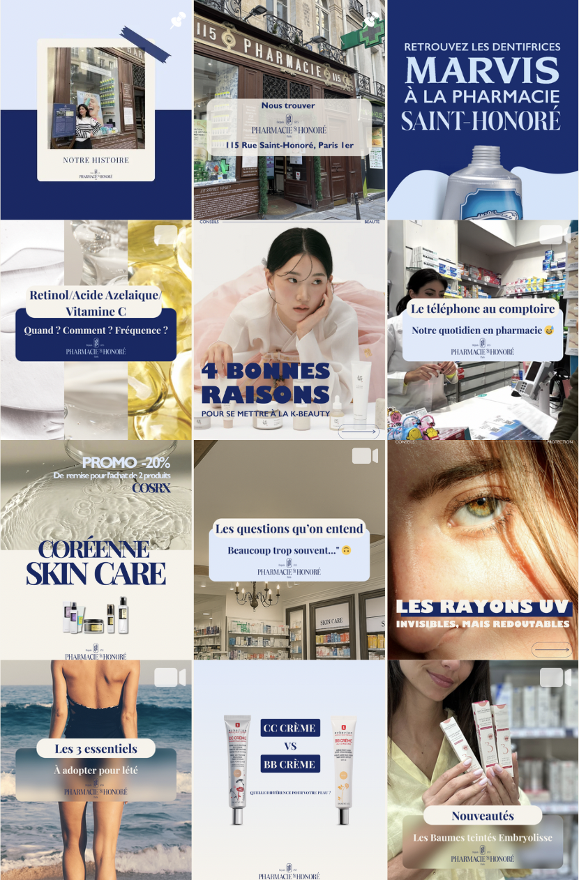 Feed Insta Pharmacie